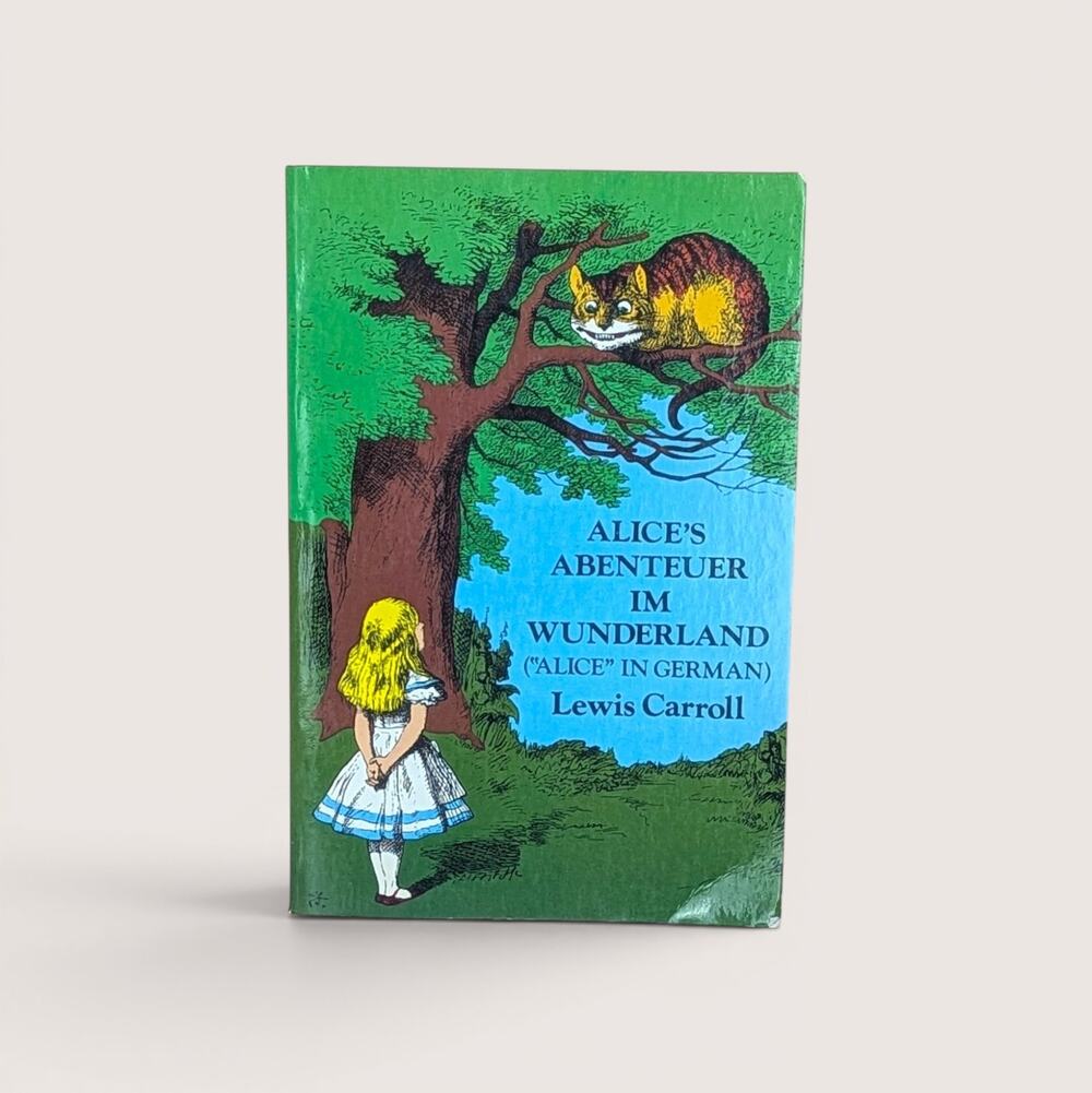 1974 Alice In Wonderland German Edition Softcover Book